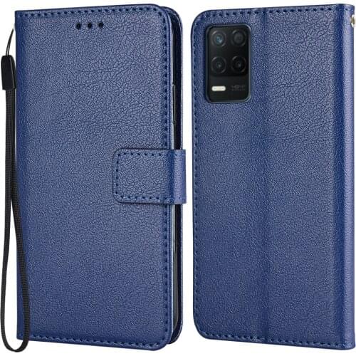 Wallet Leather Case for On Realme 8 5G Flip Case for Realme V13 5G Capa Phone Bag for Realme Q3 5G Cover Card Slot Funda