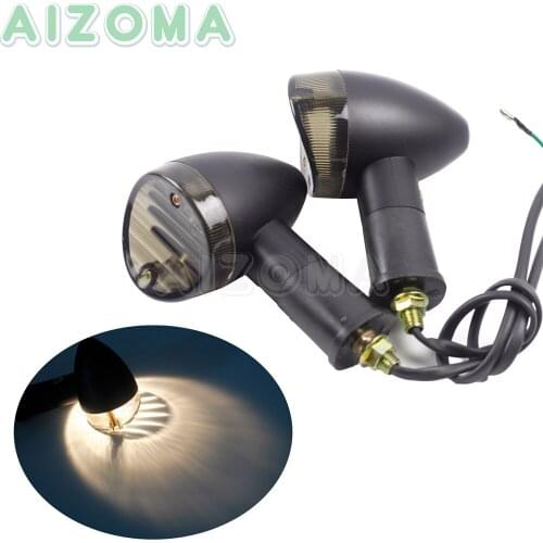 2pcs/Pair Motorcycle Smoke Lens Indicator Front Rear Turn Signal Light White Lamp For Honda VTX1800 VTX 1800 C/R/N/S/F/T