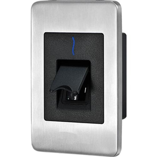 Access Control System Fingerprint Reader RS485 Fingerprint Reader compatible C3 Inbio Board Stainless Steel 125Khz 13.56Mhz