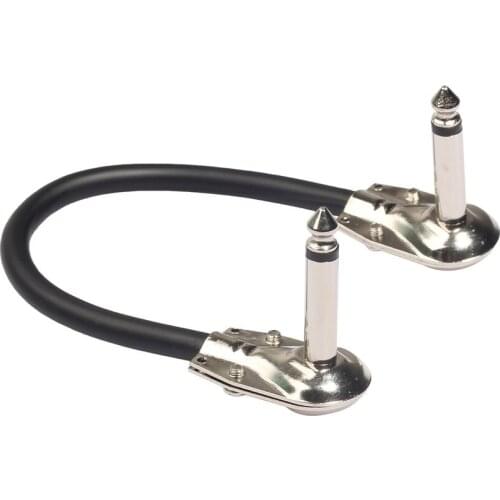 Tc095-15 Guitar Patch Cables Right Angle Instrument Cables For Effect Pedals Male To Male Elbow Guitar Effect Cable