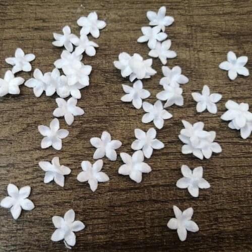 La Belleza fabric flowers,off white flowers,200pcs/lot