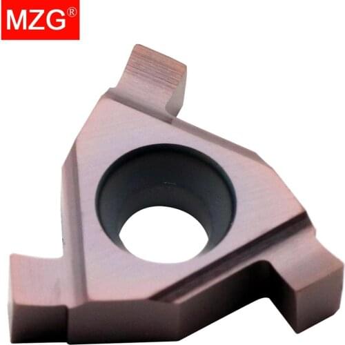 MZG T16E100 T16E200 ZM856 Stainless Steel CNC Lathe Cutting Groove Tools Shallow Grooving Cutter Indexable Solid Carbide Inserts