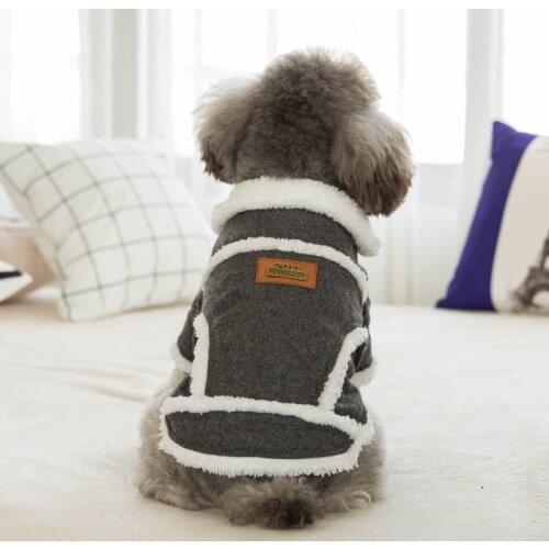 Thicken Dog Coat Jacket Warm Dog Clothes For Small Medium Dogs Costume Bulldog Puppy Clothing For Dogs Puppy Outfit Ropa Perro