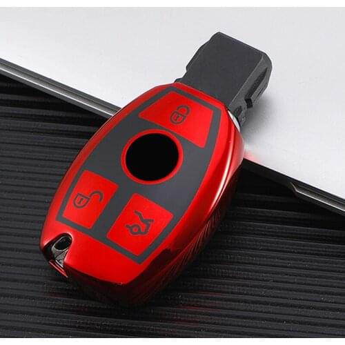 High Quality Tpu Car Key Case Cover For Mercedes Benz W204 W212 C180 Glk300 Cls Clk Cla Slk C S E Xlass Smart Remote Holder