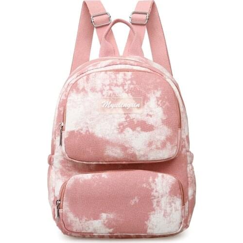 Candy Women Canvas Backpack High Quality Students Bagpack School Bag Teenage Girls Ladies Sac A Dos Mochila Mujer 2020