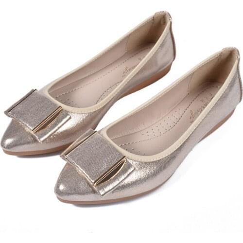 Women Shoes Plus Size 34-45 Round Toe Flat Shoes Woman Soft Sole Foldable Ballet Shoes Flats Fashion Travel Shoes WSH2468