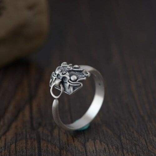 2018 New Elegance Wholesale Jewelry Line Thai Silver Ring Opening S925 Thai Silver Paragraph Style New Lovers