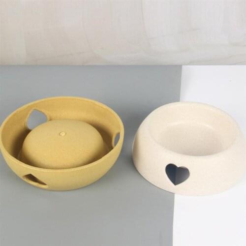 1pcs Pet Bowl Lovely Heart Decor Cat Food Bowl Dog Water Bowl for Pets Cats Dogs