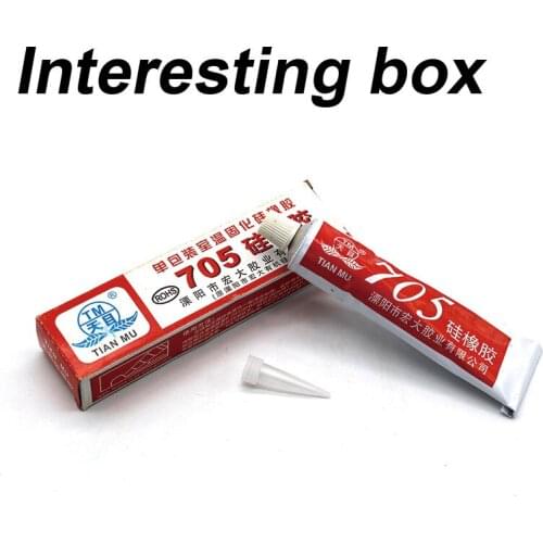 705 waterproof glue model silicone transparent glue colorless model ship sealant glue plastic plate