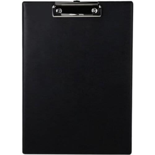 A4 PU Block Holder Durable A4 File Board Clip in PU Office supplies - BLACK
