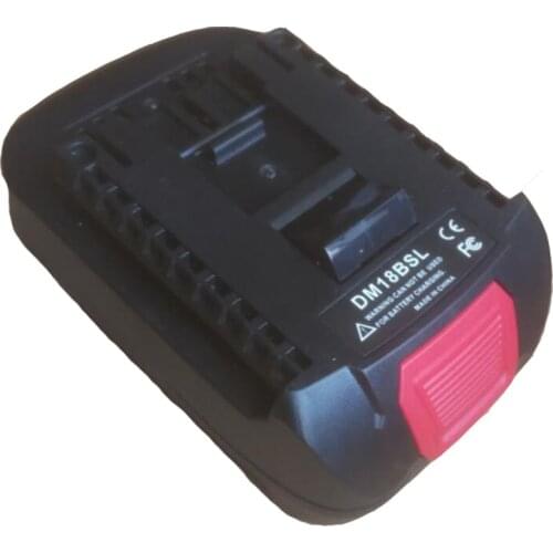 Dawupine DM18BSL Battery Converter Adapter For Milwakee 18V M18 and For Dewalt 20V Li-ion Battery Used to For Bosch 18V Tool