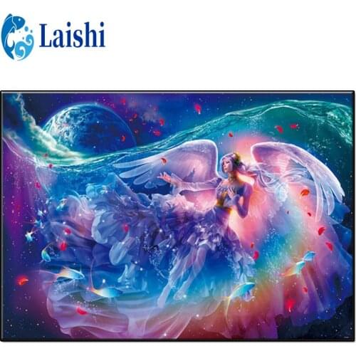 DIY Diamond Painting Rainbow, fantasy angel, cartoon, Japanese art Full Square/Round Drill Diamond Embroidery Mosaic Home Decor