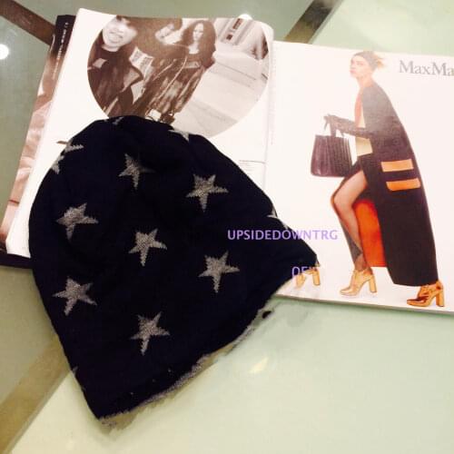 Anime JoJos Bizarre Adventure 7 SBR Johnny Joestar Warm Beanie Hat Star Cap Cosplay Black Knitted Hats Xmas Gift Costume Prop