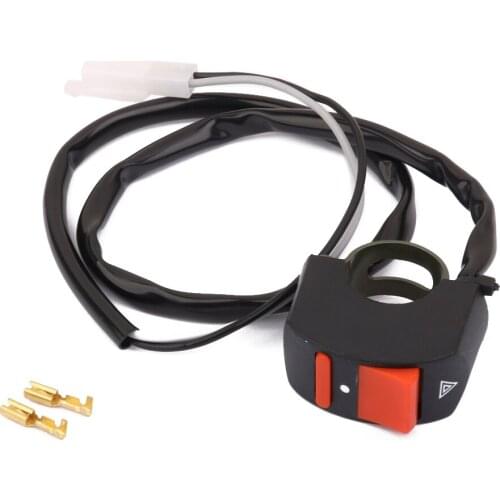 Motorcycle Handle Bar Accident Hazard Light Double Control Switch Button