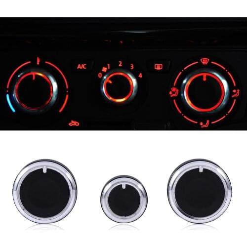 New Heater Dash A/C Switch Knobs Black Control Buttons for VW Golf MK4 Passat B5 Bora Control Knob Button Control Knob