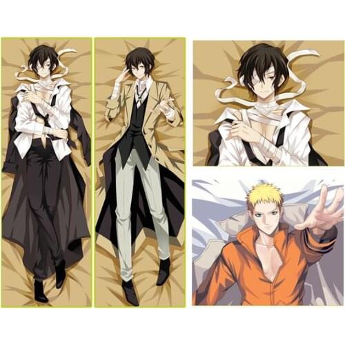 Cool Japanese Anime Pillow Case Bungou Stray Dog Anime Peripheral Body Pillow 50x150cm