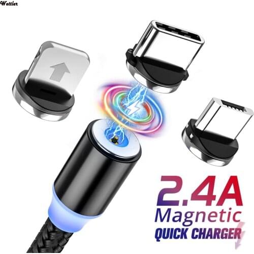 Magnetic Cable Plug USB C Micro Type C Plugs Fast Charging For iPhone Micro Type-C Magnet Charger Plug For iPhone Samsung Huawei