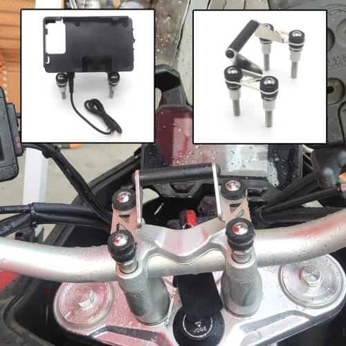 For Loncin Voge 500ds 650ds Motorcycle Refitting Navigation Pole Mobile Phone Navigation Bracket Refitting Accessories