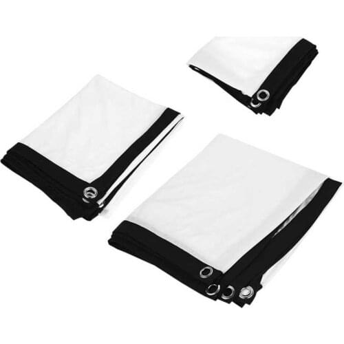 Portable 60-100inch 16:9 HD Projector Screen 3D Film Portable Screen Curtains HD Projector Screen For Home Theater