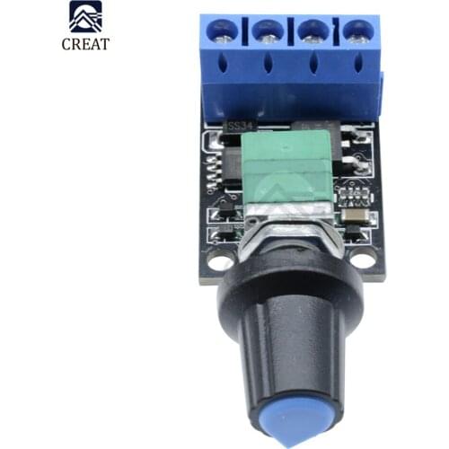 DC Motor Speed Control Potentiometer Governor PWM Speed Regulation Board LED Dimming 10A 5V High Linearity Band Switch Module