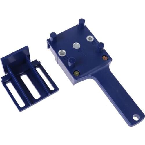 Handheld Handheld Woodworking Doweling Jig Drill Guide Wood Dowel Drilling Hole Saw Accessories Template Wood Drilling Dowelling