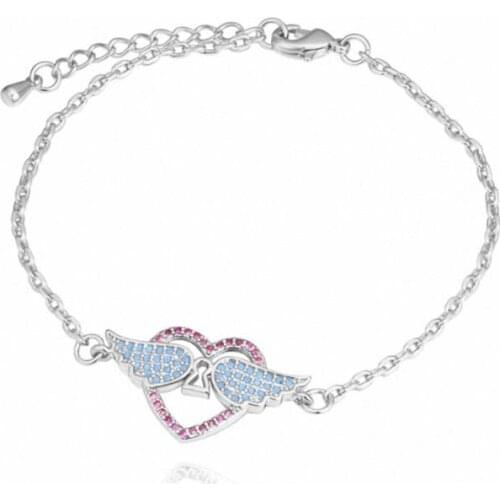 TRACYSWING AAA Zirconia Micro Inlays Fashion Bracelets & bangles for women thin red thread string rope Charm Horse Th-130569