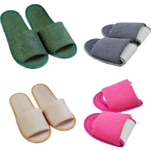 Hotel One-Off Guest Shoes Women Shoes Flip Flop Slippers Classic Wedding Fashion Travel Folding Indoor Easy Carry Slippers