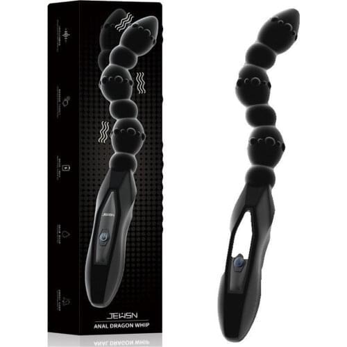 Vibrator Butt Plug Anal Sex Toys Dragon Whip Anal Plug Bdsm Anal Toys Erotic Anal Beads Silicone Beads Vibration Butt Plug