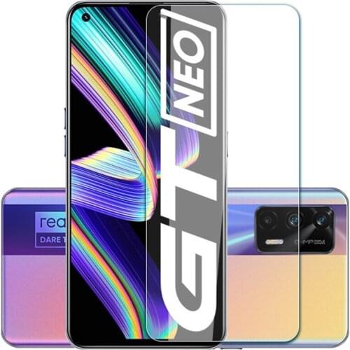 50pcs 2.5D Tempered Glass 9H Screen Protector Film Shield Guard For OPPO Realme 8 Pro C11 C20 C21 C25 C25S GT Neo Q3 X9 X7 MAX