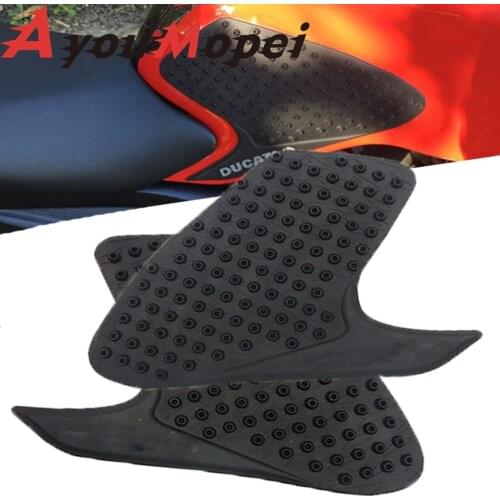 For DUCATI MONSTER 696 795 796 1100 1100S Protector Anti slip Tank Pad Sticker Gas Knee Grip Traction Side 3M Decal