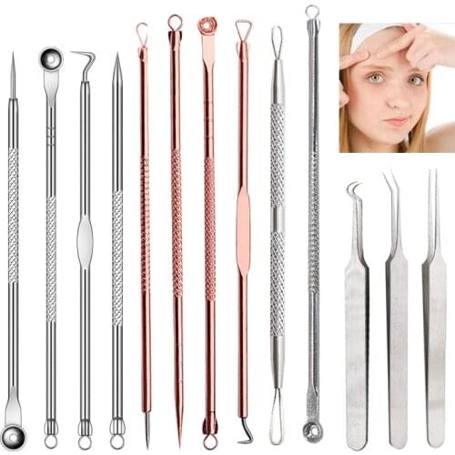 1-4Pcs Blackhead Removal Acne Needles Black Dots Cleaner Black Head Pore Cleaner Deep Cleansing Tool Face Skin Care Tool
