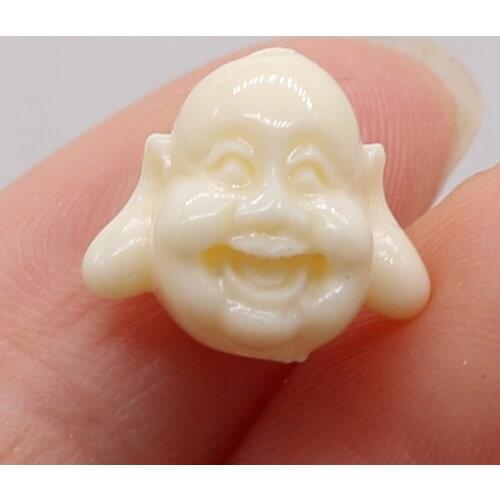 10Pcs Natural White Coral Through-Hole Buddha Beads Isolation Bead For Jewelry Making DIY Necklace Bracelet Accessory