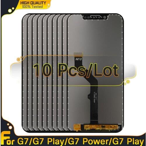 10PCS NEW For Motorola Moto G7 PLAY XT1952 G7 POWER XT1955 G7 PLUS LCD Display Touch Screen Digitizer Assembly For Moto G7