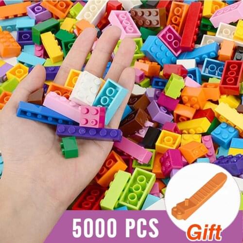 2000-5000PCS Classic City Building Blocks DIY Small Bulk Bricks Model Figures Educational Toys For Children Dropship