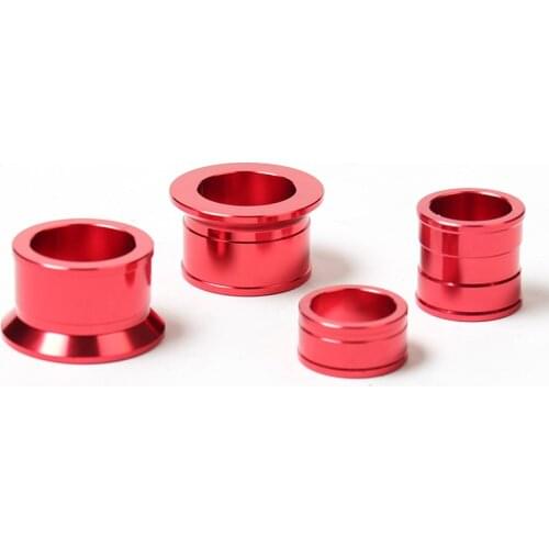 CNC Billet Aluminum Front with Rear Wheel Hub Spacers wheel busher Fit CR 125 250R CRF 250R 250X 450R 450X Motorcross Dirt Bike
