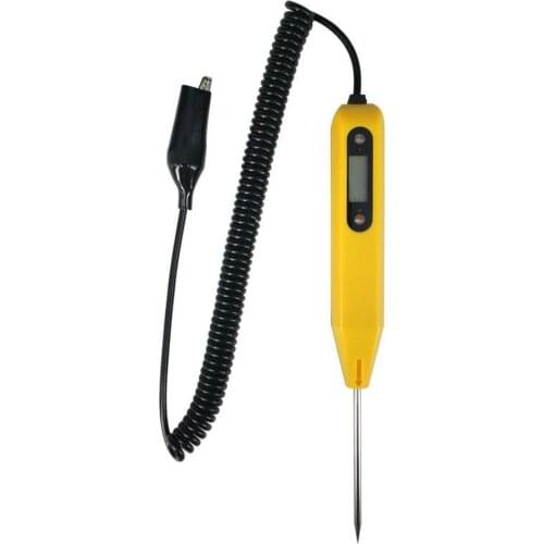 Car Electrical Circuit Test Pen Universal 3-50V Digital Power Probe Fuse Line Battery Voltage Electroscope Automotive Scanner