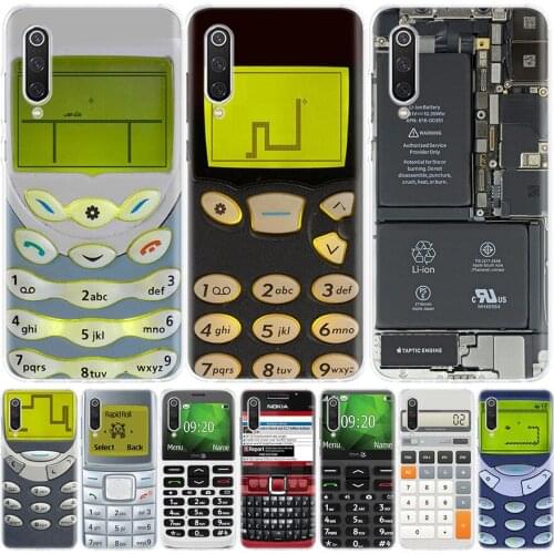 Retro nostalgia cell mobile Phone Case for Xiaomi Redmi Note 10 9 9S 8T 8 7 8A 7 7A 6 6A 9A 9C S2 K20 K30 Pro Fashion Cover Coqu