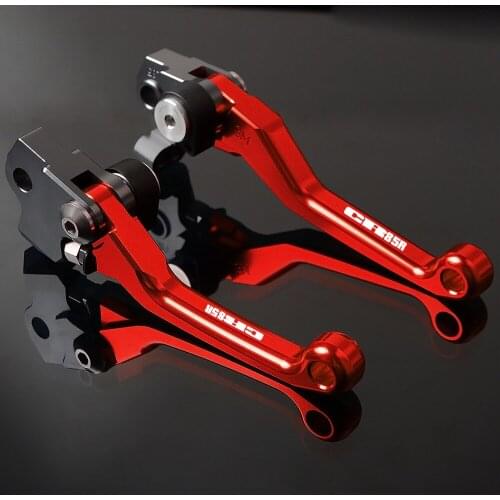 CNC For HONDA CR85R 1998 1999 2000 2001 2002 2003 2004 2005 2006 2007 Motorcycle Pivot Foldable Brake Clutch Levers LOGO CR 85R