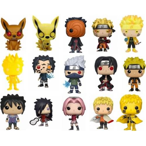 Naruto TOBI 184# KAKASHI 182# 548# SIX PATH 186# Vinyl Action Figures Collection Model Children Toys