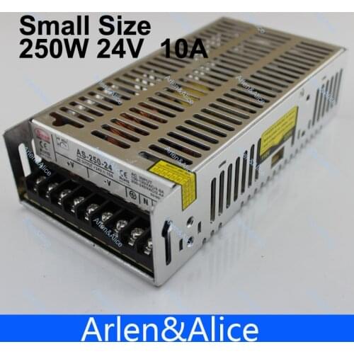 250W 24V Small Volume Single Output Switching power supply for LED Strip light