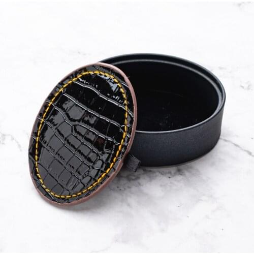 Fashion Boutique Cufflink Gift Box Brand Jewelry Earring Boxes New Black Cuff Link Storage Case