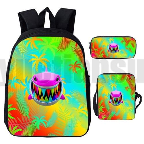 3D Print Album GOOBA Bag 6ix9ine Softback Schoolbags Rapper Tekashi 69 Backpack Men Anime Harajuku 3 Pcs/Set 12/16 Inch Bookbag