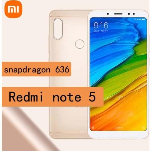 Celular Xiaomi Redmi note 5 smartphone 6g 64g snapdragon 636 2160*1080 5.99 HD screen 13.0MP camera