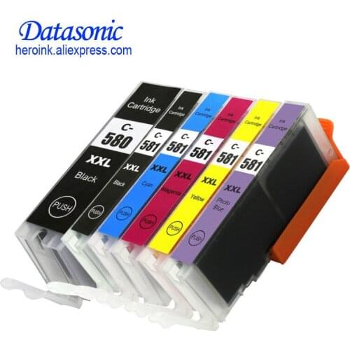 Datasonic Compatible PGI-580 CLI-581 PGI 580 CLI 581 XL ink cartridge for CANON TR7550 TR8550 TS6150 TS6151 printer
