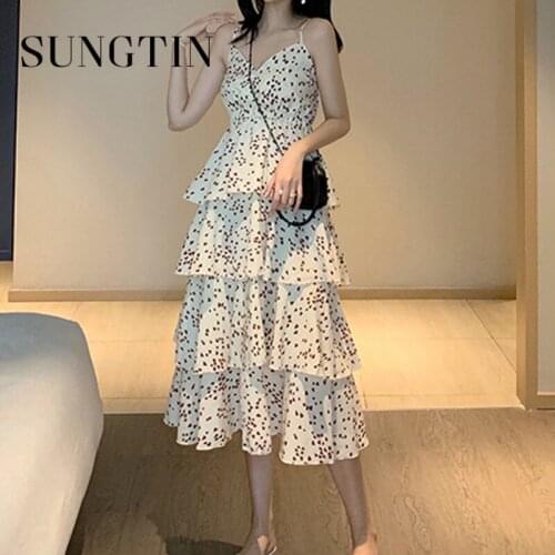Sungtin Summer Dresses With Print