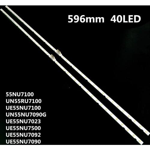 10pcs/lot LED Backlight strip for Samusng 55NU7100 UE55NU7300 UE55NU7100 UN55NU7100 AOT_55_NU7300_NU7100 BN96-45913A BN61-15485A