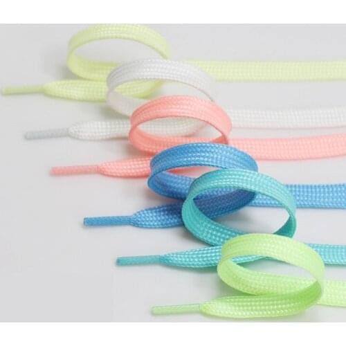 1pair Fashion Glow in the Dark Toys Fashion 1pair 120cm Glowing Sport Shoelace Luminous Shoelaces Cool Toys Gift Children Kids