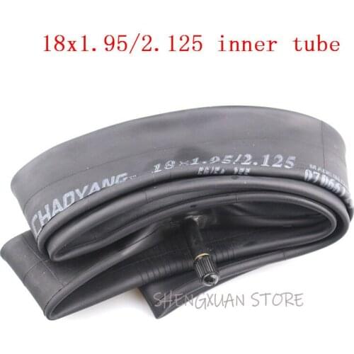 High quality Inner Tube 18x1.95/2.125 with a Straight valve fits many gas electric scooters and e-Bike electric folding bicycle