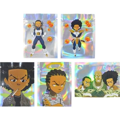 25pcs Resealable Smell Proof Plastic Zip Lock Bag Flat Pouches Aluminum Foil Food Candy Storage Bags Small Package Wholesale