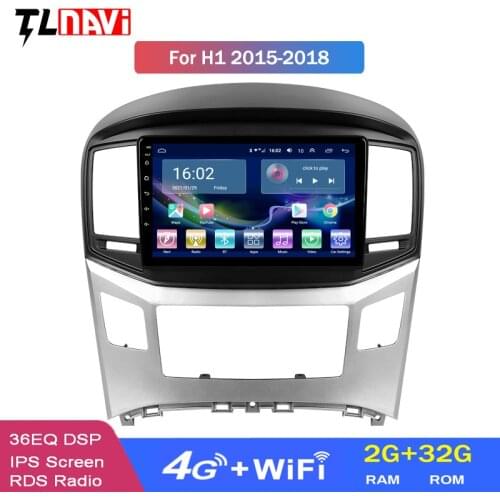 4G LTE 2G RAM 9 Inch Full Touch For Hyundai H1 2 2017 2018 Car Radio Multimedia Video Player Navigation GPS Android 10